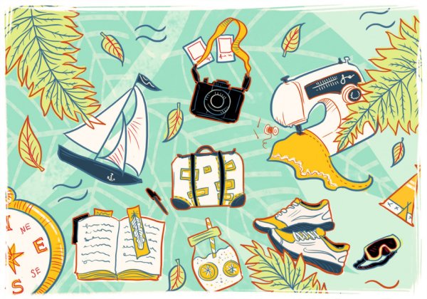 Хобби иллюстрация