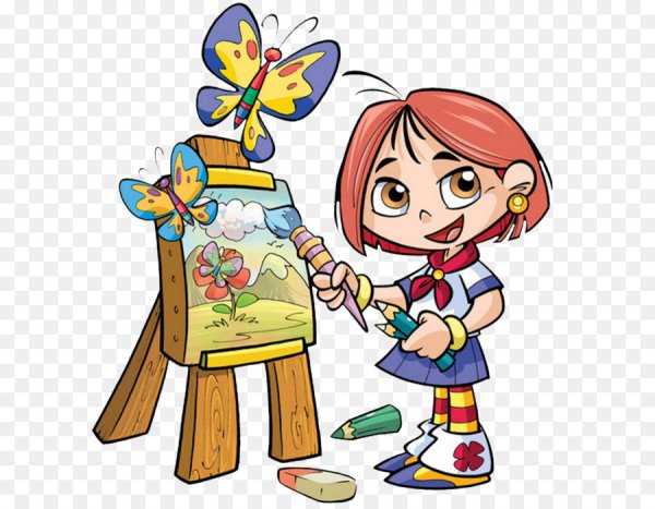 Девочка художник