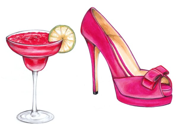 Нарисовать туфли