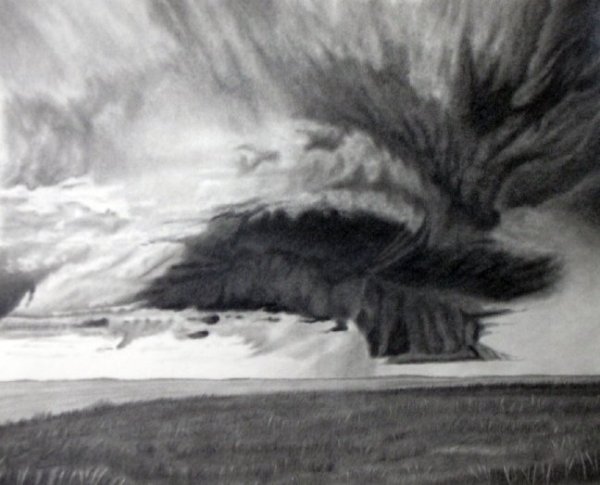 Буря карандашом