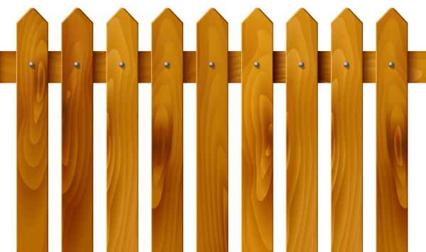 Забор нарисованный