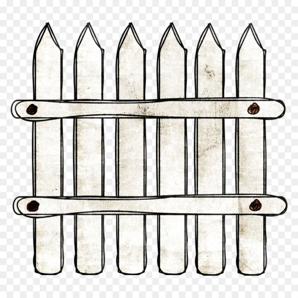 Забор нарисованный