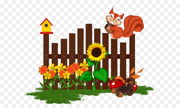 Забор мультяшный