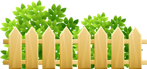 Забор иллюстрация