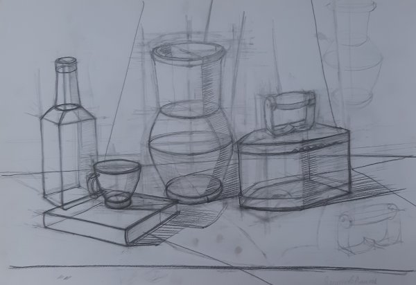 Графика станковая учебный рисунок