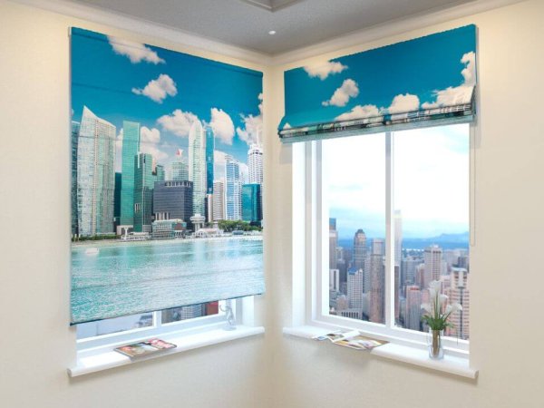 Рулонные жалюзи с фотопечатью