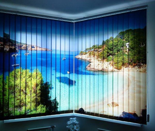 Вертикальные жалюзи с фотопечатью