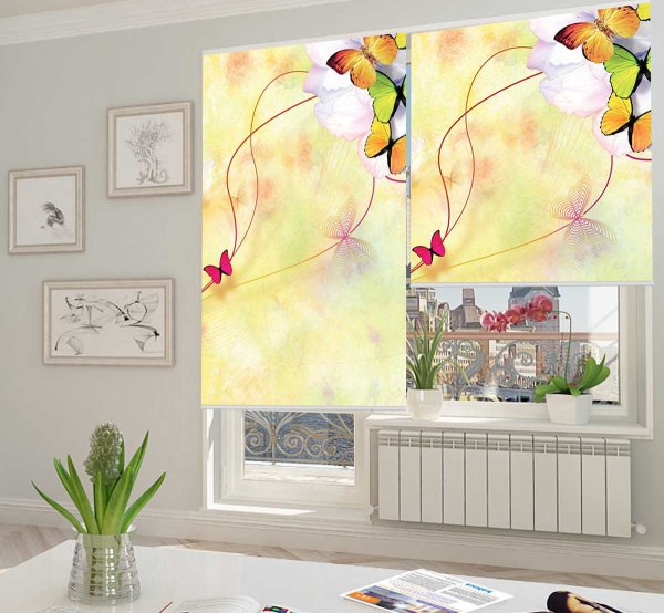 Рулонные шторы с рисунком