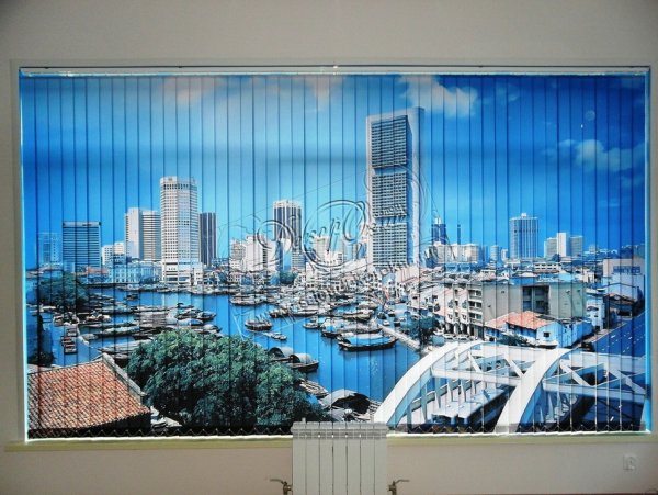 Вертикальные жалюзи с фотопечатью