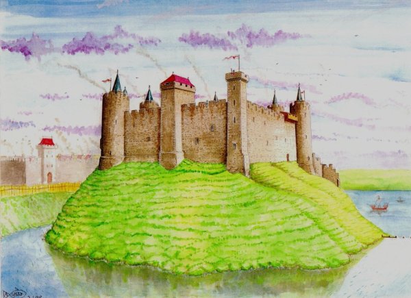 Крепость для рисования