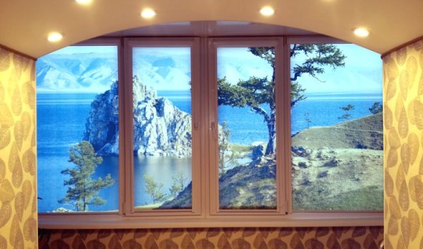 Фотожалюзи рулонные на пластиковые окна