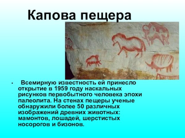 Капова пещера верблюд