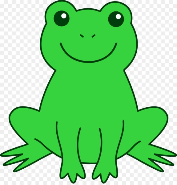 Лягушонок мультяшный