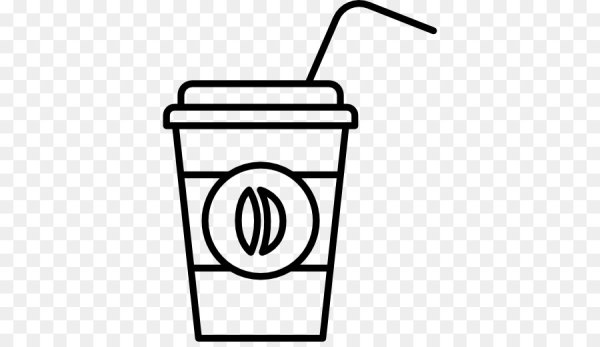 Стаканчик кофе рисованный