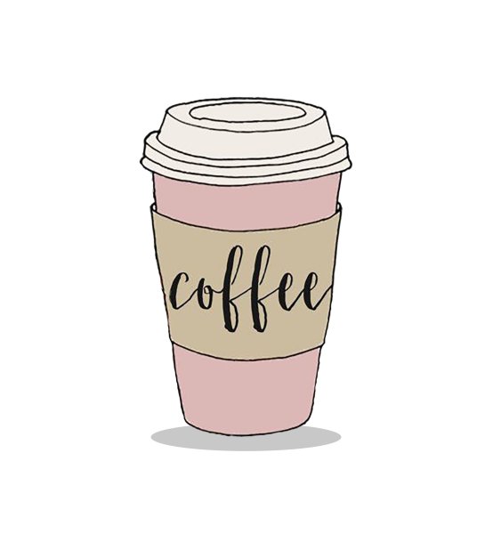 Векторный стакан кофе