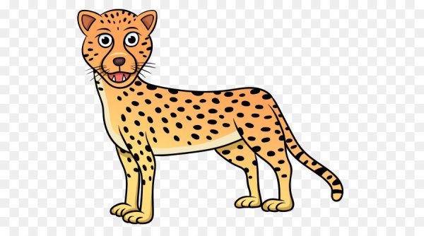 Нарисовать гепарда