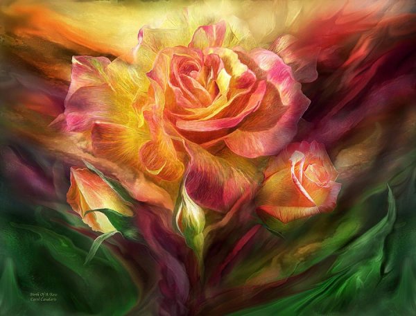 Цифровая живопись Кэрол Каваларис.