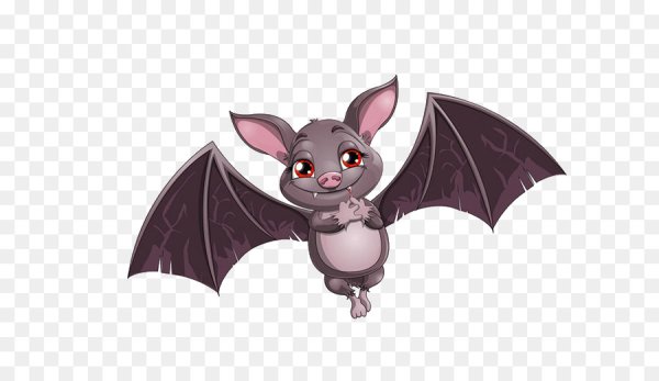 Мультяшная летучямышь