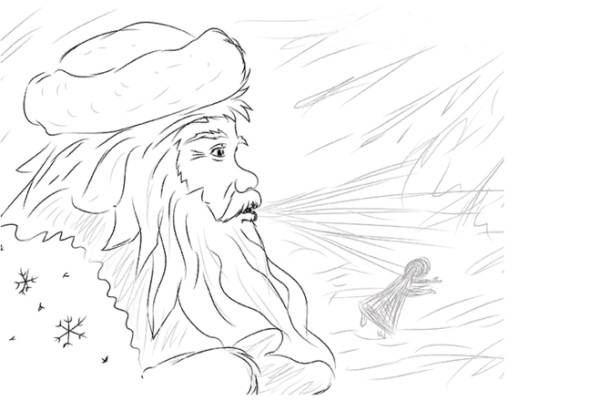 Детские рисунки Деда Мороза