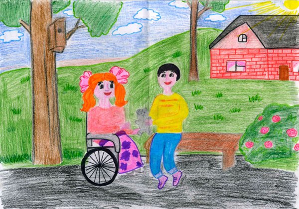 Рисунки о добре для детей