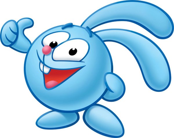 Крош из мультика Смешарики рисовать