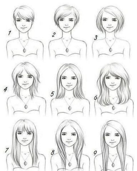 Различные прически женские