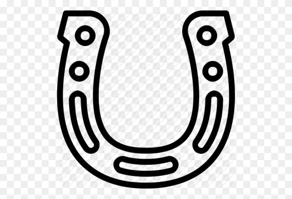 Подкова для раскрашивания