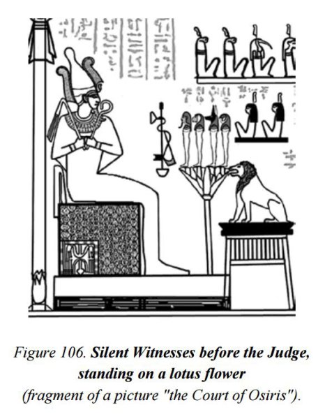 Нарисовать суд Осириса
