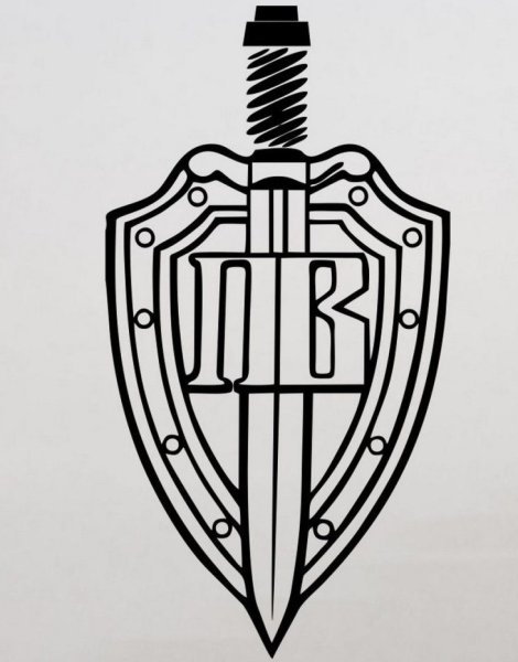 Щит для эмблем для рисования