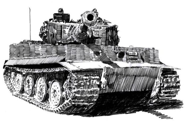 Немецкий танк чб