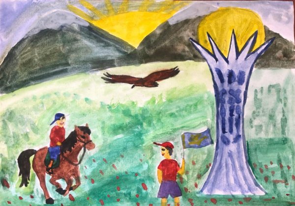 Рисунок мой Казахстан