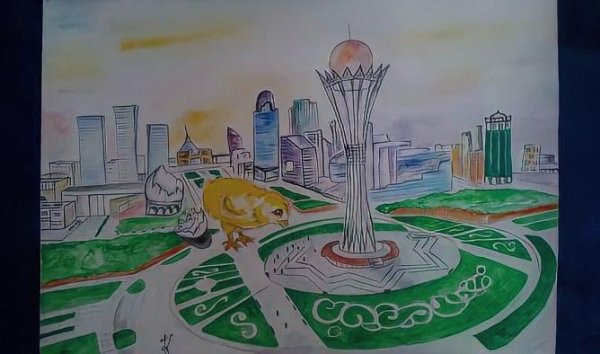 Карта Казахстана для детей