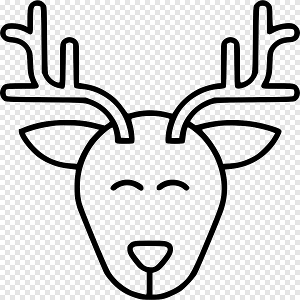 Голова оленя для детей