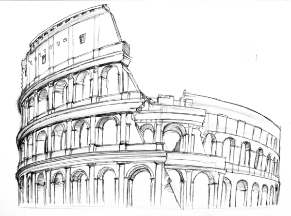 Колизей и Пизанская башня