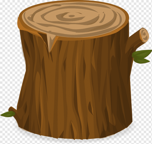 Пень мультяшный