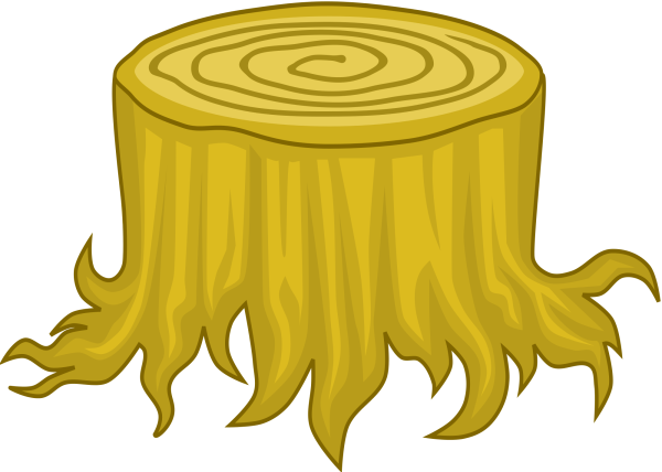 Пенек без фона