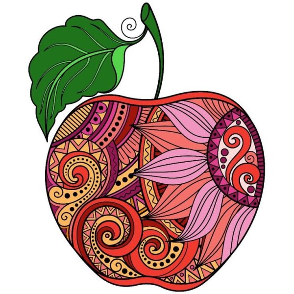 Стилизованные фрукты