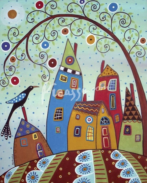 Современная художница Карла Жерар