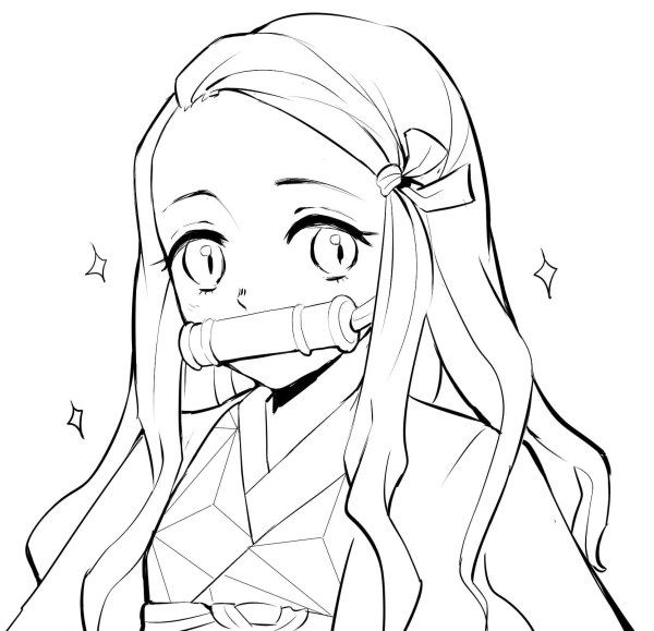 Клинок рассекающий демонов раскраска