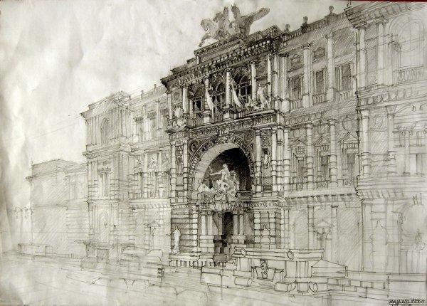 Классическая архитектурная Графика