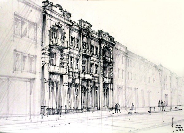 Наброски зданий