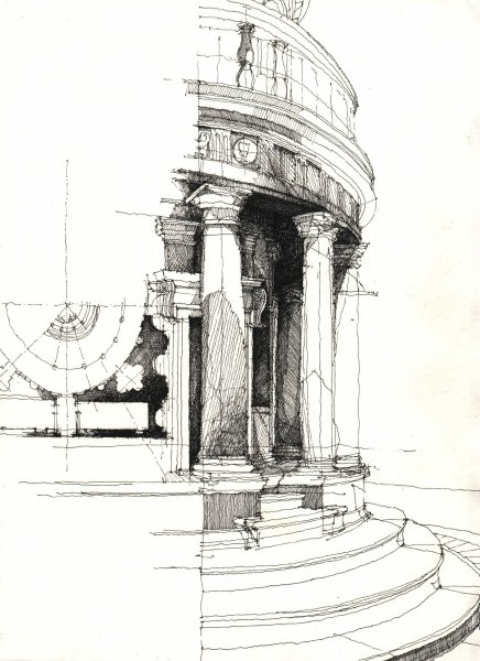 Зарисовки архитектурных элементов