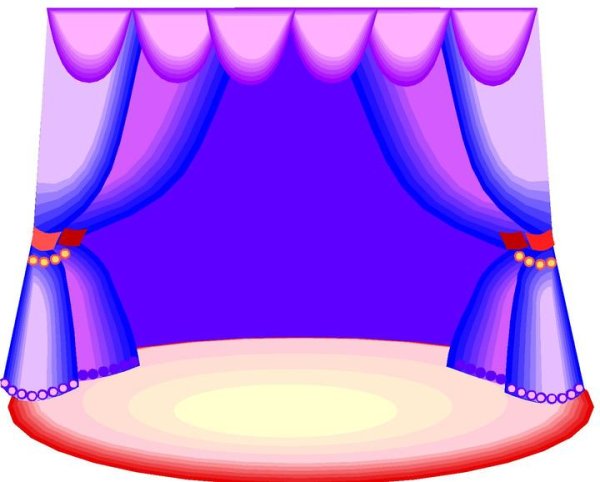 Рисунок на тему театр