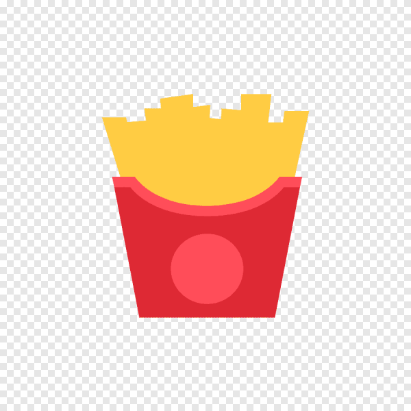 Нарисовать картошку фри