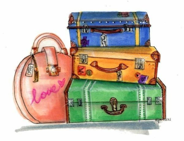 Мультяшные чемоданы