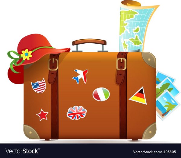 Чемодан нарисованный