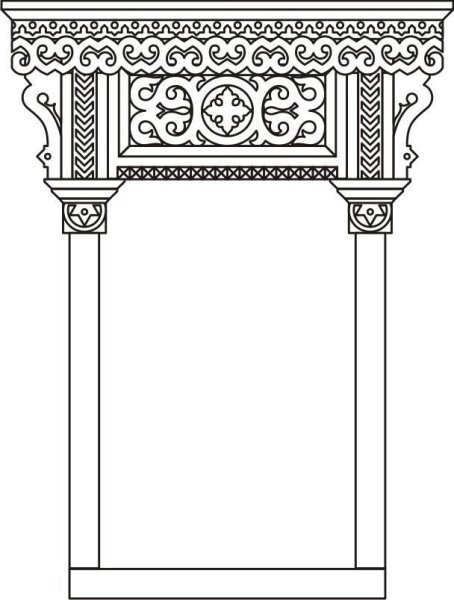 Наличники для рисования