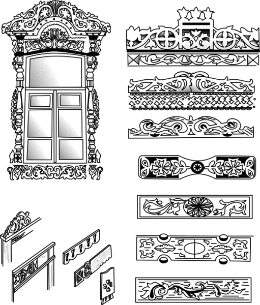 Резные наличники