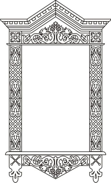 Орнаменты для оконных наличников