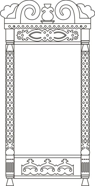 Наличники для рисования